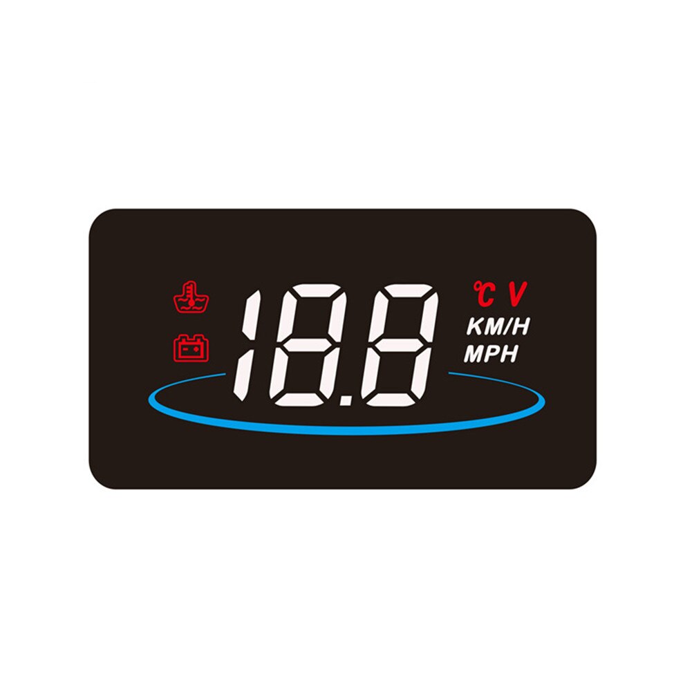  ÷ ڵ HUD ü ӵ ӵ, A100X ׼,   , OBD2 12 V ǰ